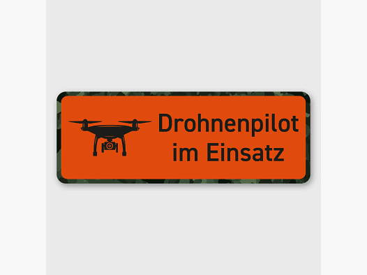 Wilde Hilde Magnetschild Drohnenpilot