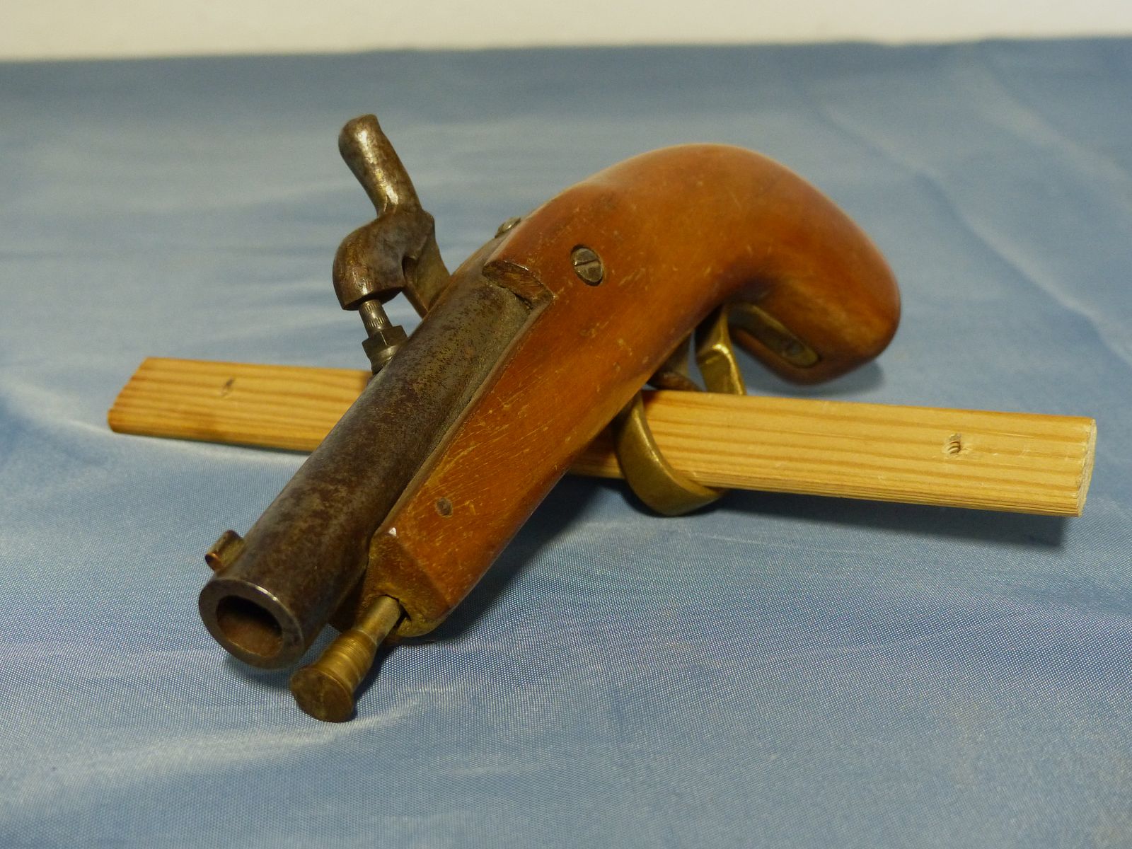 Vorderlader Perkussion Pistole Derringer antik vintage