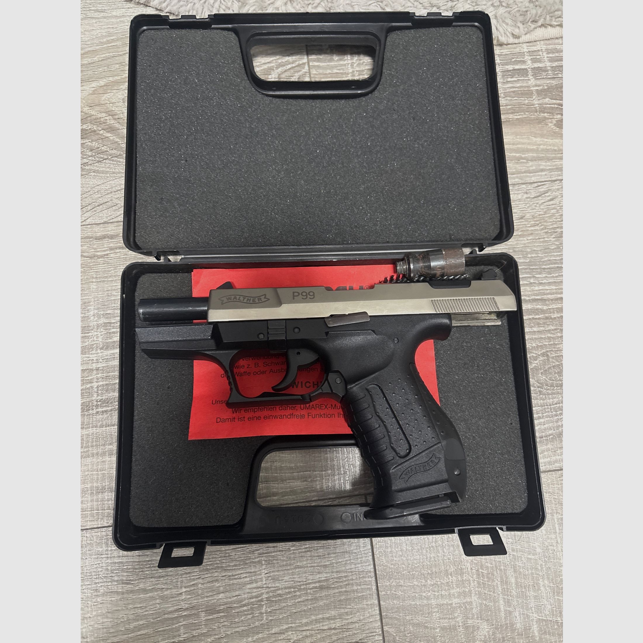 Walther p99 9mm blank gun, afbeelding 3 van 4