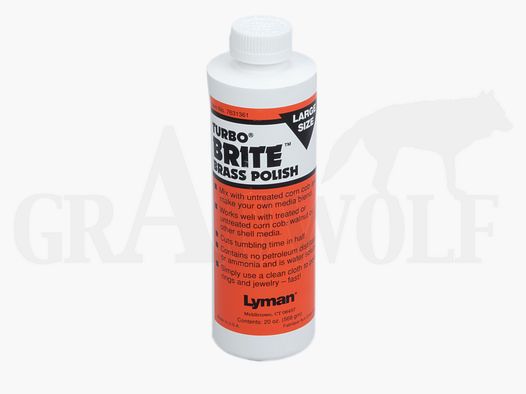 Lyman Turbo Brite Pulidor 20 oz / 567 g