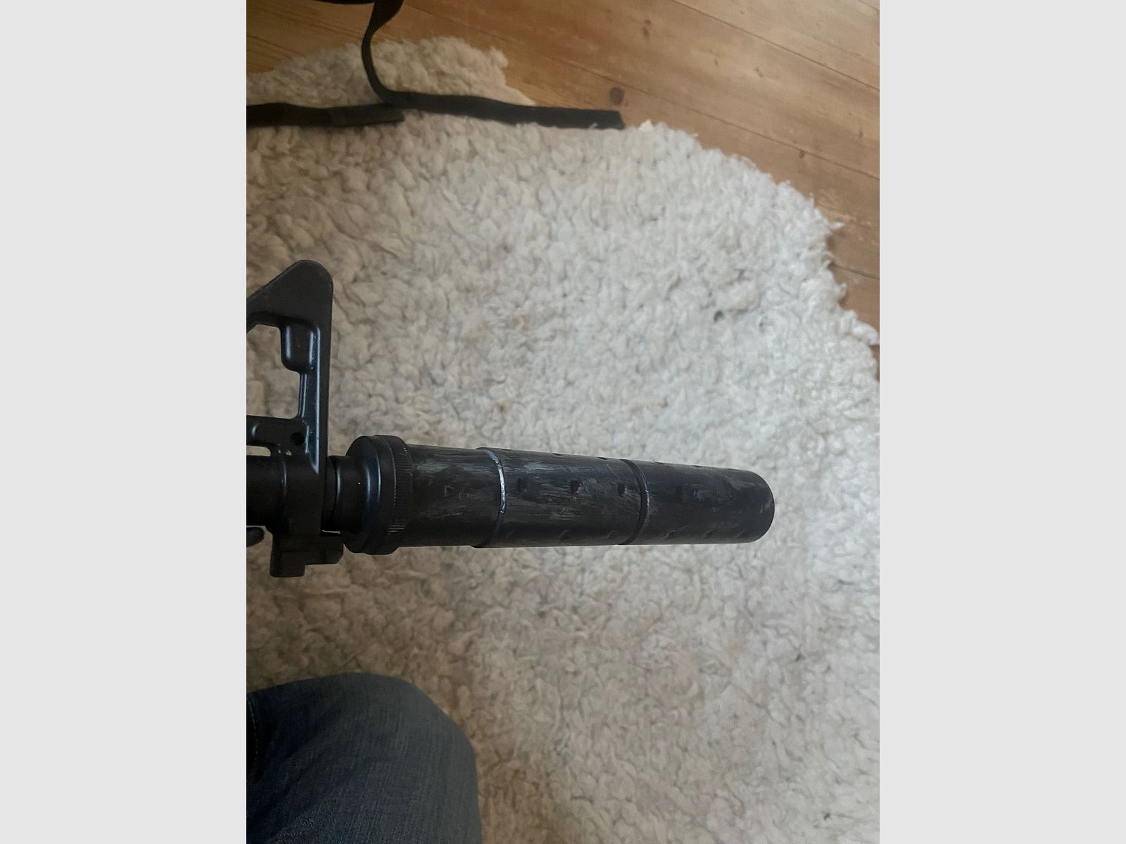 M4 AEG Softair 0.5J GSG Sport-Serie Noir-Gris-Blanc Camouflage