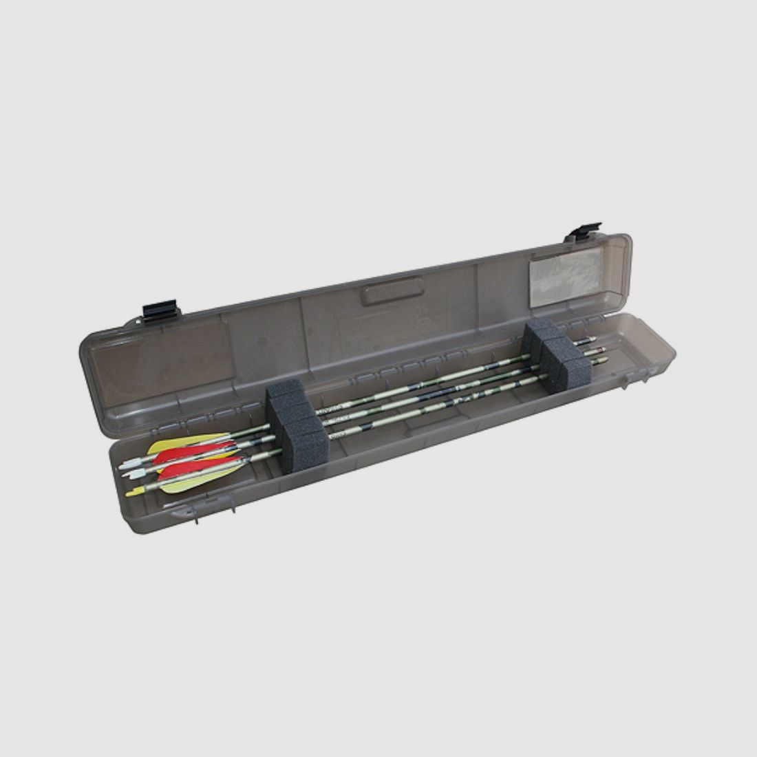 MTM Armbrustpfeilebox Ultra Compact BHUC-41 rauch klar für 12 Pfeile mit 32''