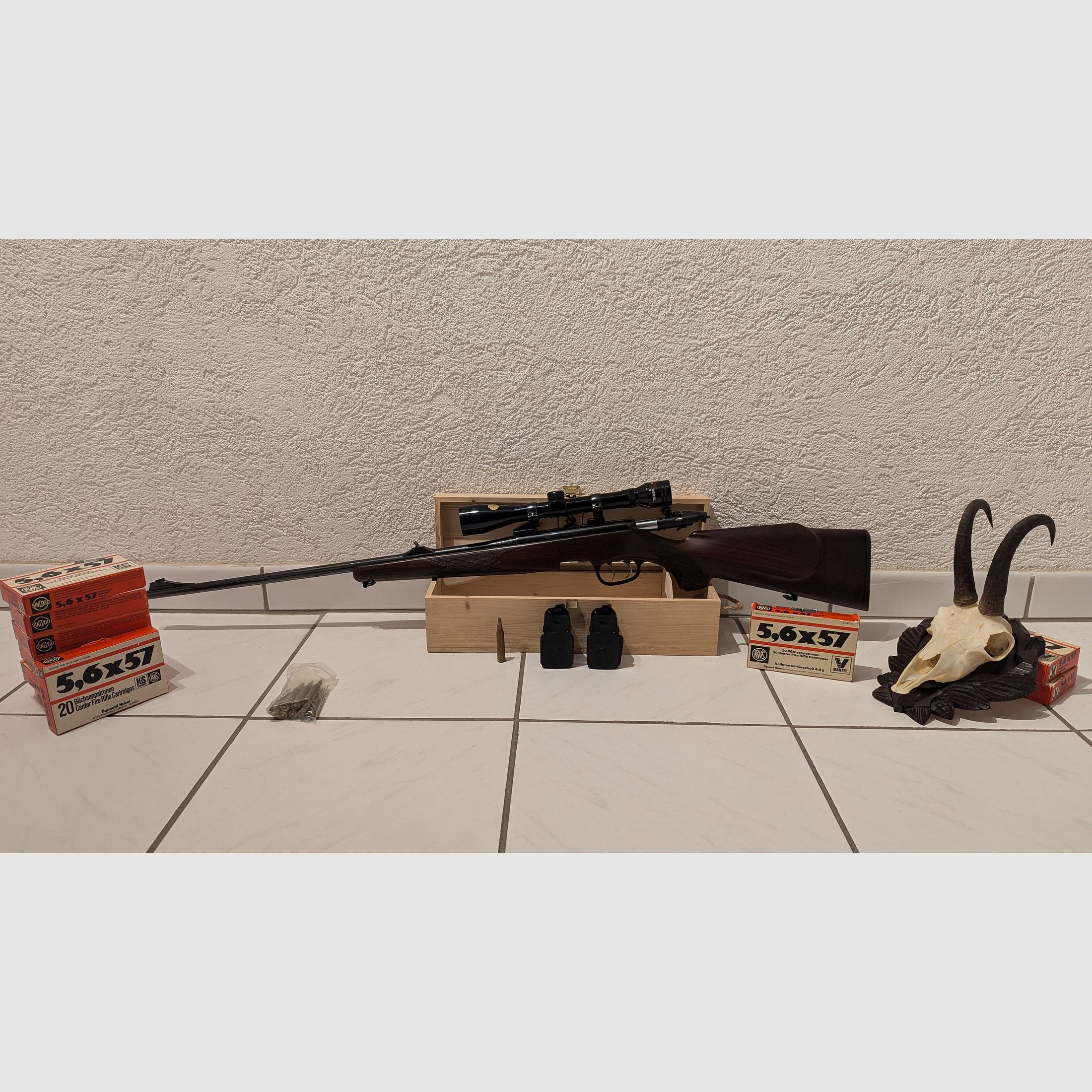 Steyr Mannlicher Model L, Kaliber 5,6x57 – Privatverkauf inkl. 200+ Schuss