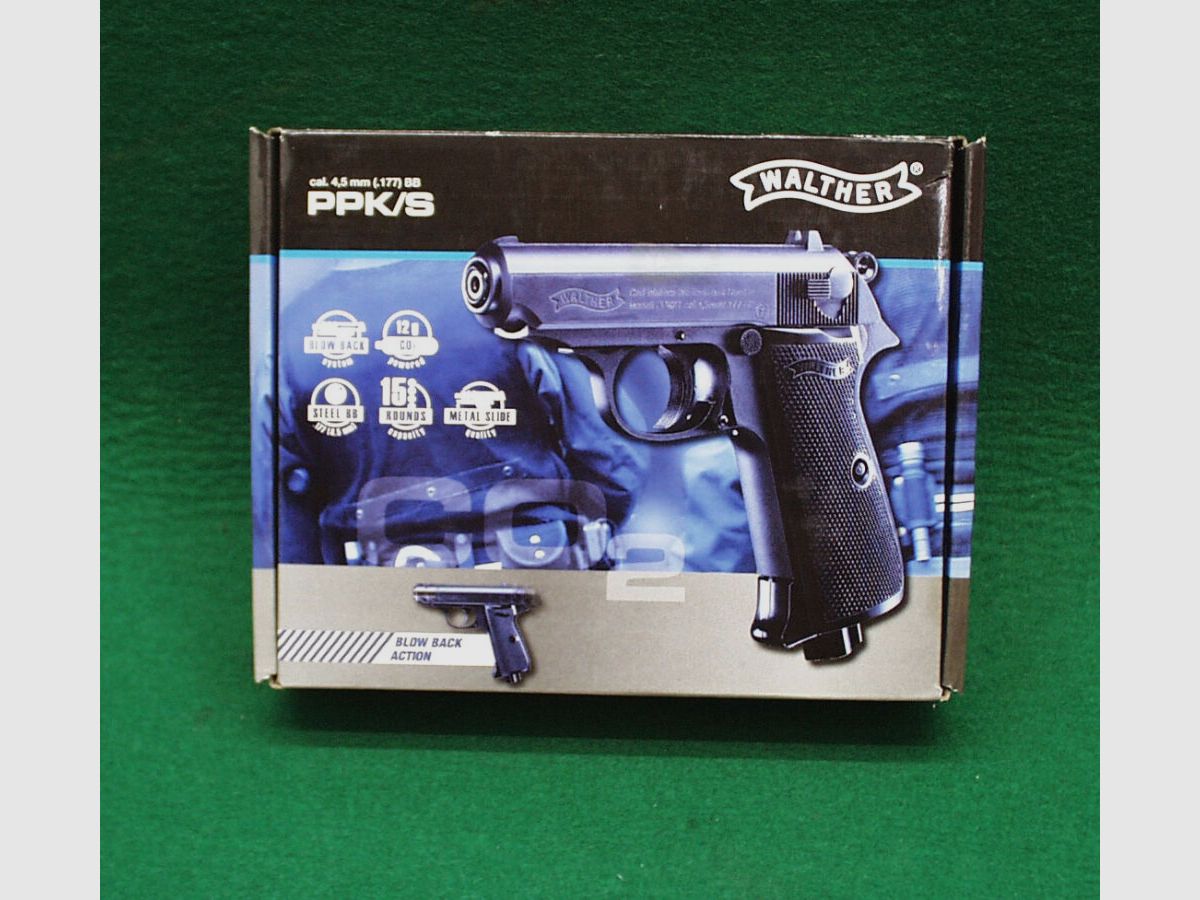 Walther	 PPK/S CO2 Pistole