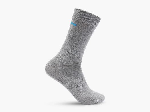 Bergans Allround Light Merino Sock Solid Grey/Aqua Lagoon 44-47