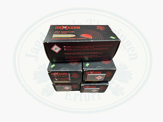 Hexagone .357 MAGNUM 11,7g /180 gr