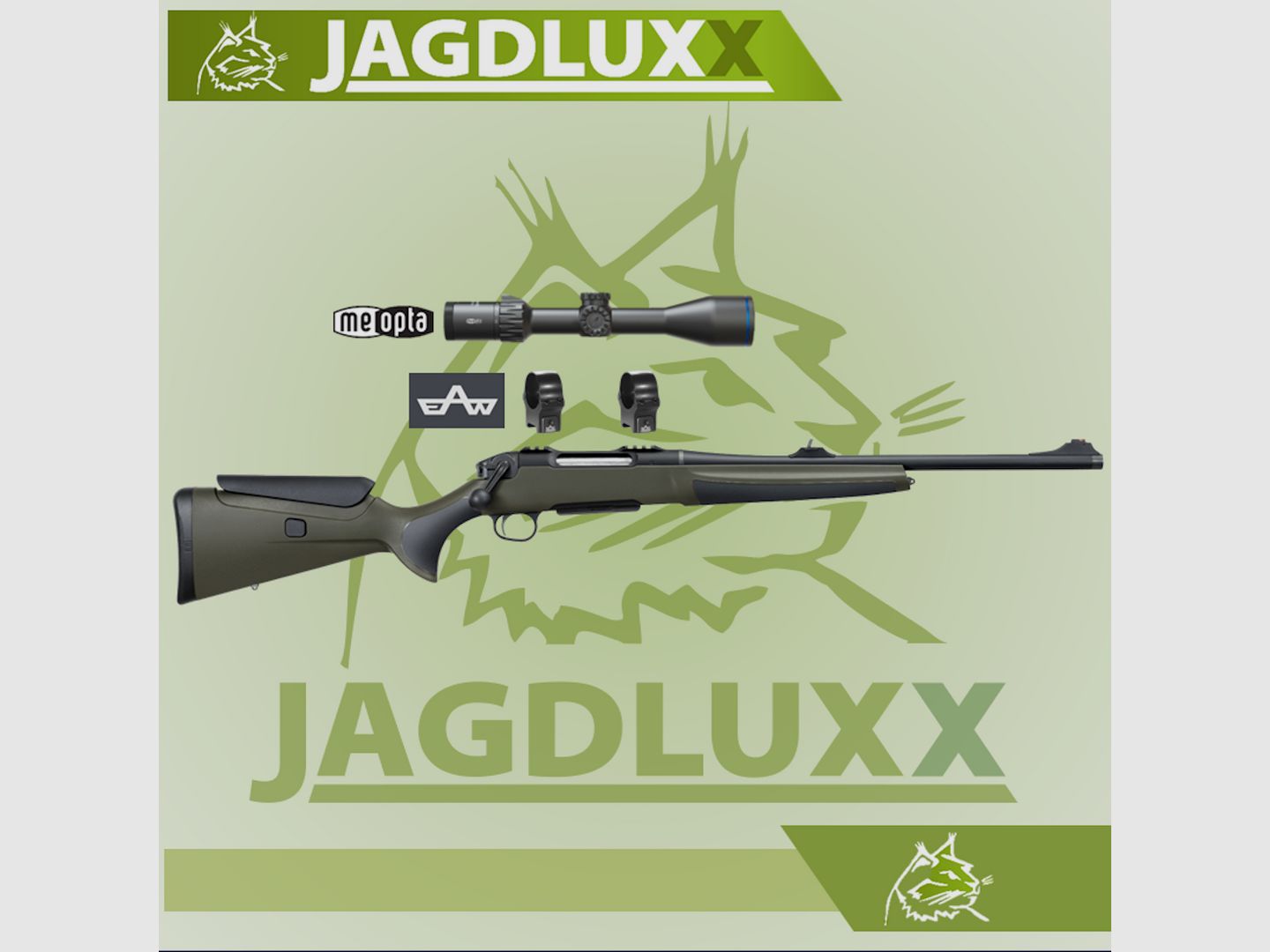 Haenel JAEGER NXT Composite 308Win komplett mit Meopta Meohunter Optik