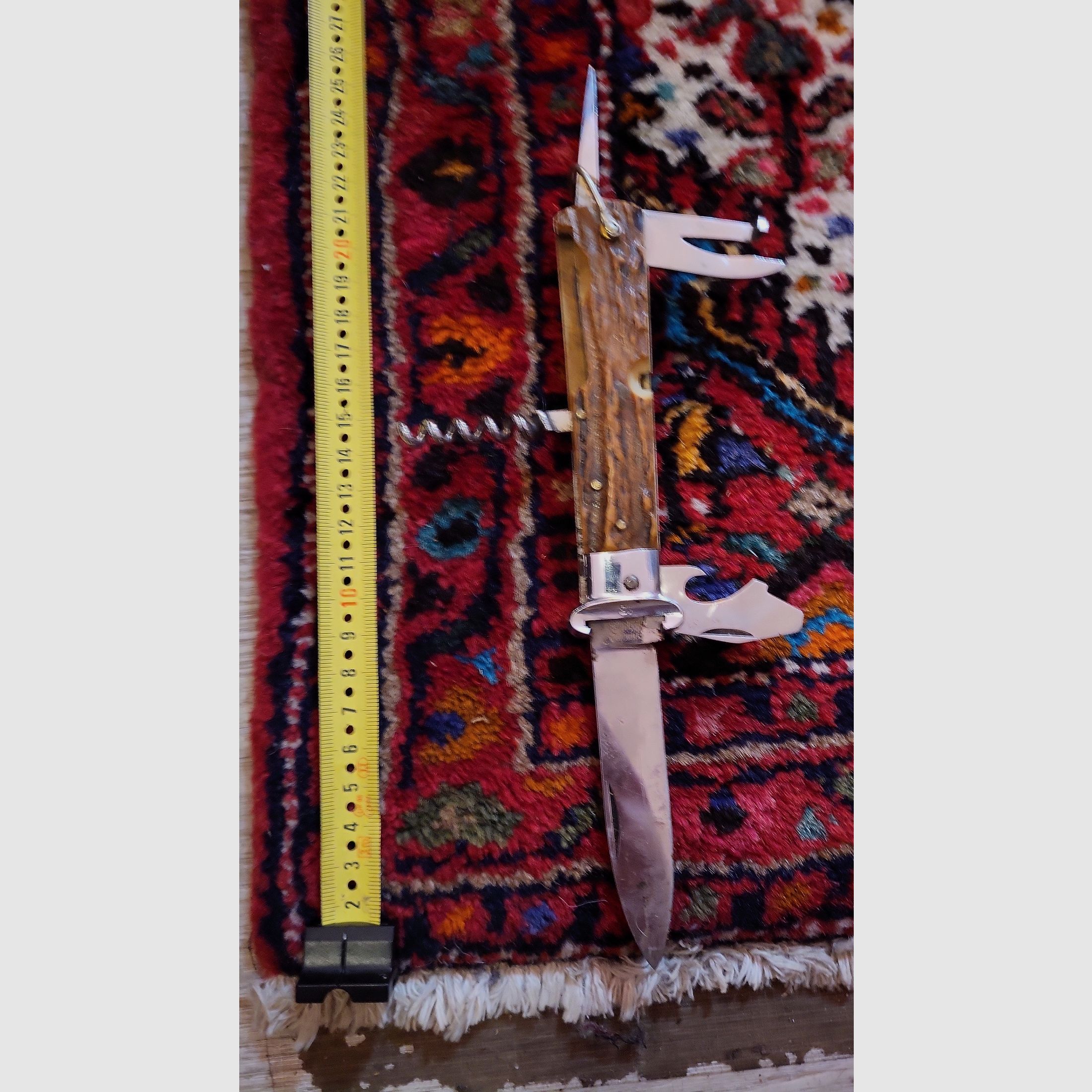 Coricama inoxid Jagdtaschenmesser mit Patronen zieher