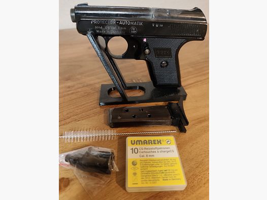 RECK Protector Automatik Mod.G5 PTB 387 Calibro 8mm +10 colpi gas CS di Umarex