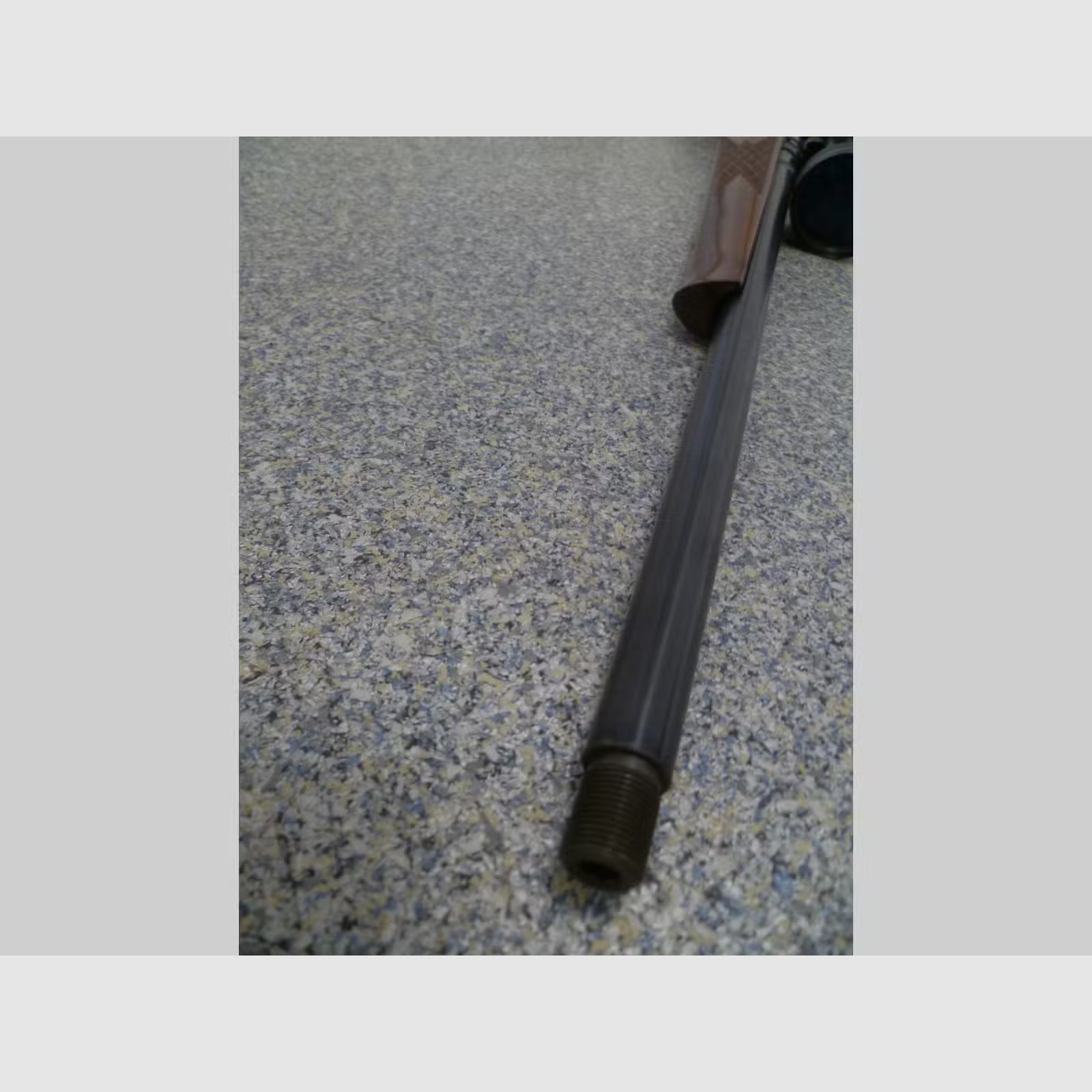 Anschütz repeating rifle caliber .243 Win with SD thread and thread adapter to M15 including scope