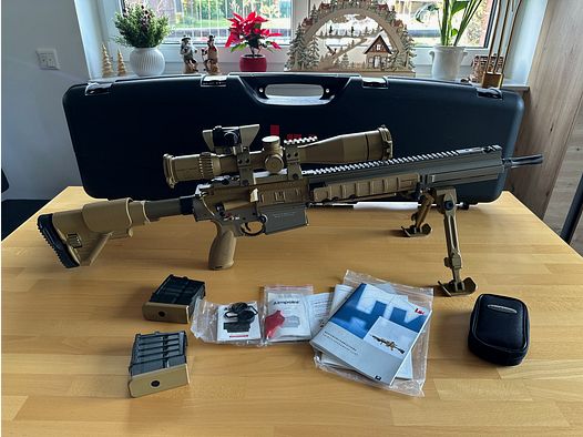 Heckler & Koch G28 Z avec équipement complet carabine semi-automatique 308 Win.