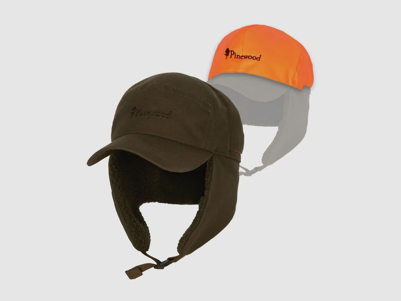 Pinewood Smaland berretto invernale taglia XL/XXL verde muschio/arancione