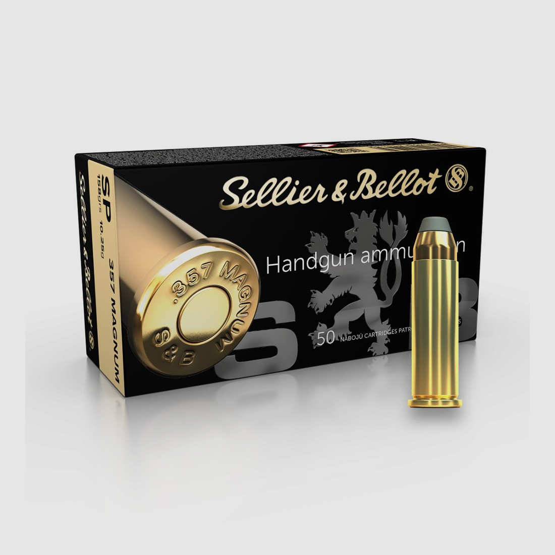 Sellier & Bellot .357 Mag. Teilmantel 10,2/158grs.