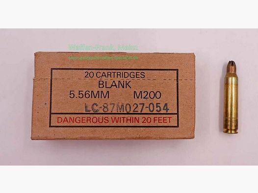 USA, Various Rifle Cartridges .223Rem/M200/Blank