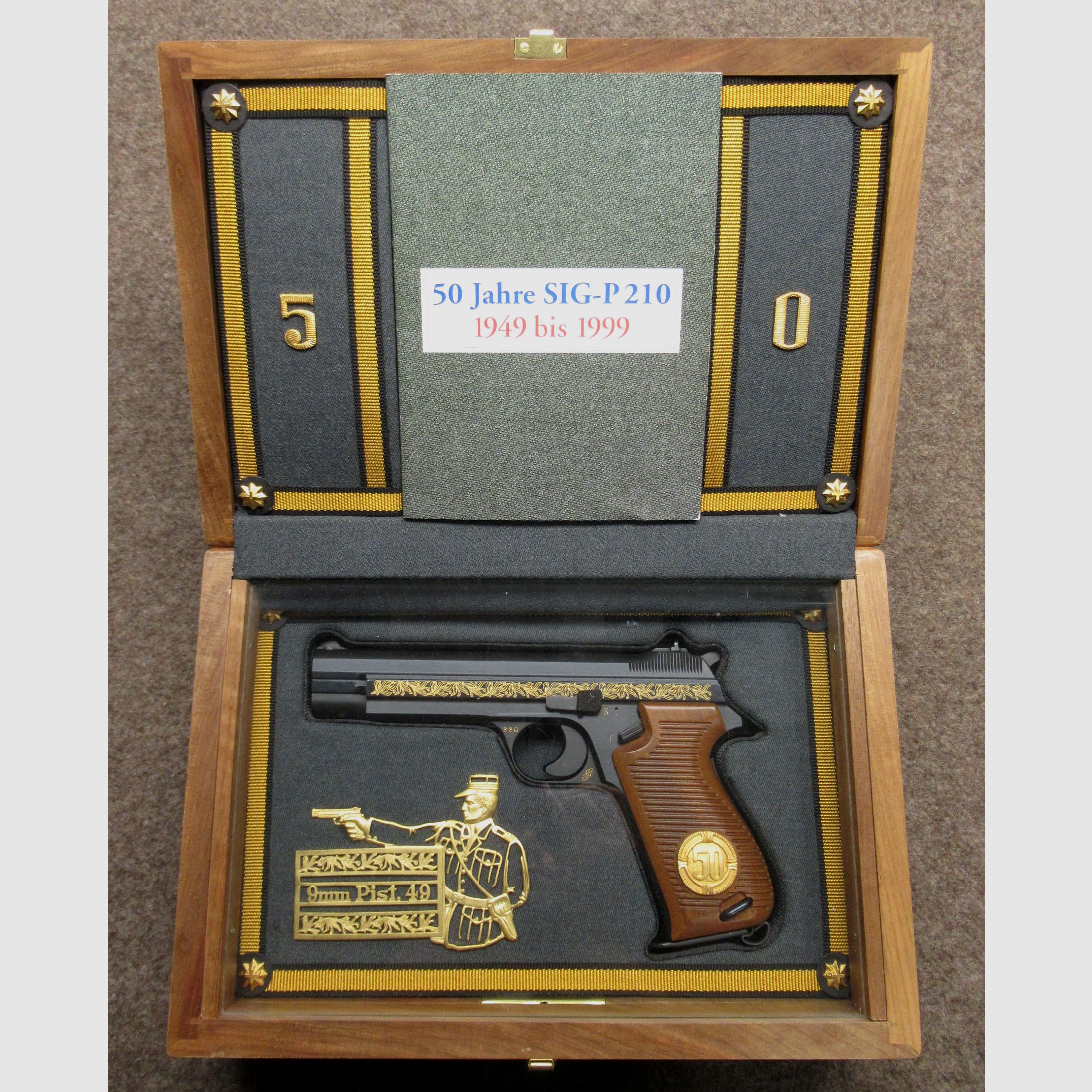 AB-65 Pistole SIG Mod. P210 50 Jahre P210 Kal. 9mm Para, Bild 8 von 8