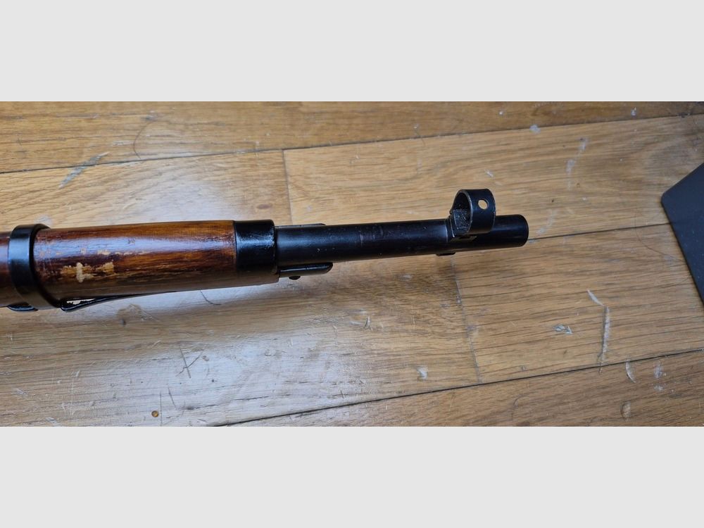 Mosin Nagant Gewehr 1891/30 – Vor-Kriegsqualität – Arsenal von Izhevsk 1926 – Achtkantiger Verschluss – Gewehrriemen und Bajonett – 100% Mono-Nummer – Wunderschöner Lauf – Ausgezeichneter Zustand – Das Mosin-Gewehr oder der Liebesbund von Sergej und Tatiana! – TBE++, Bild 25 von 39