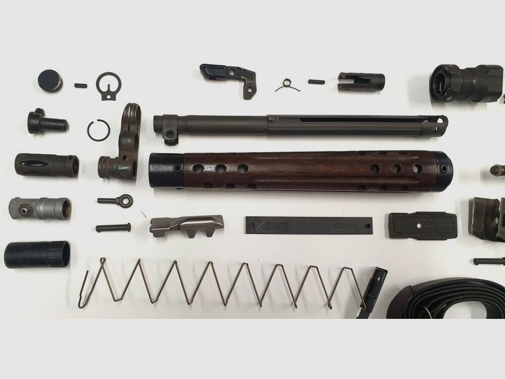 original Heckler & Koch set di parti libere G3 NATO Heckler & Koch incluso il calcio in legno