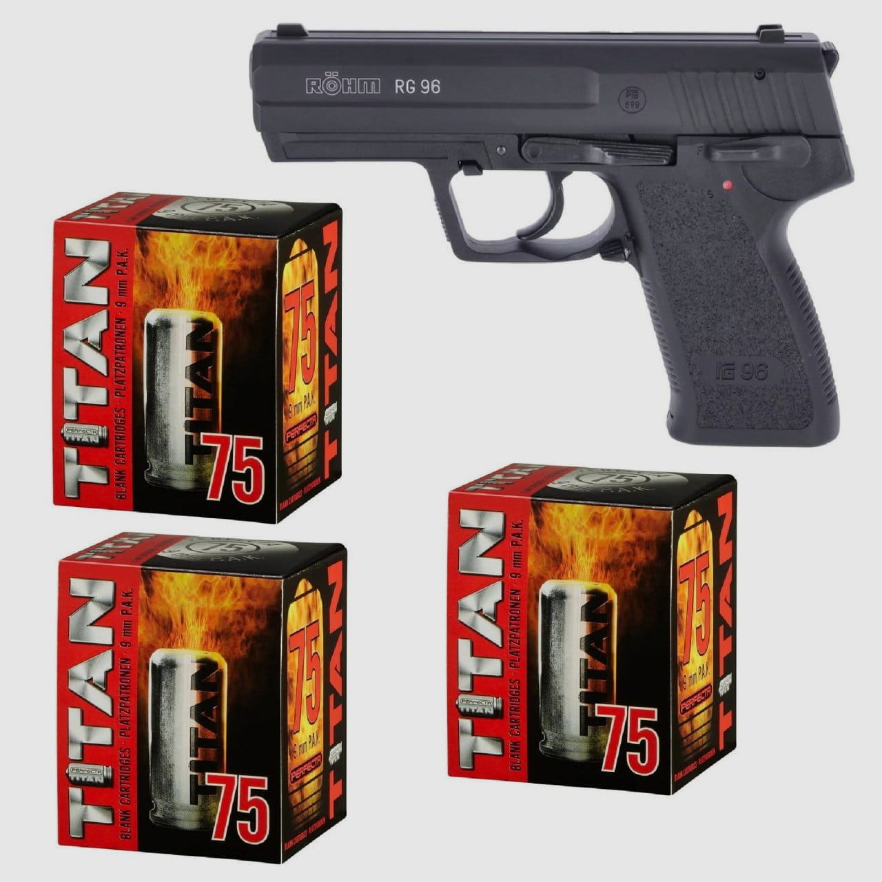 Set de Nouvel An Röhm RG 96 Pistolet à Blanc