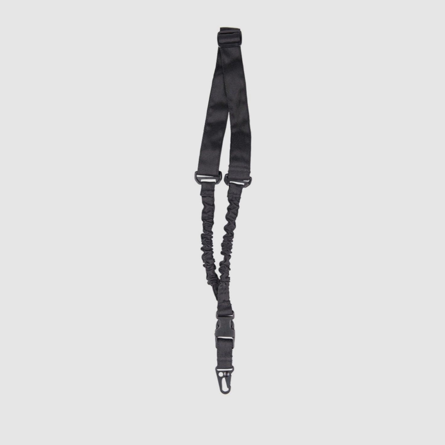 Taktischer Bungee-Gurt 1 Punkt SCHWARZ
