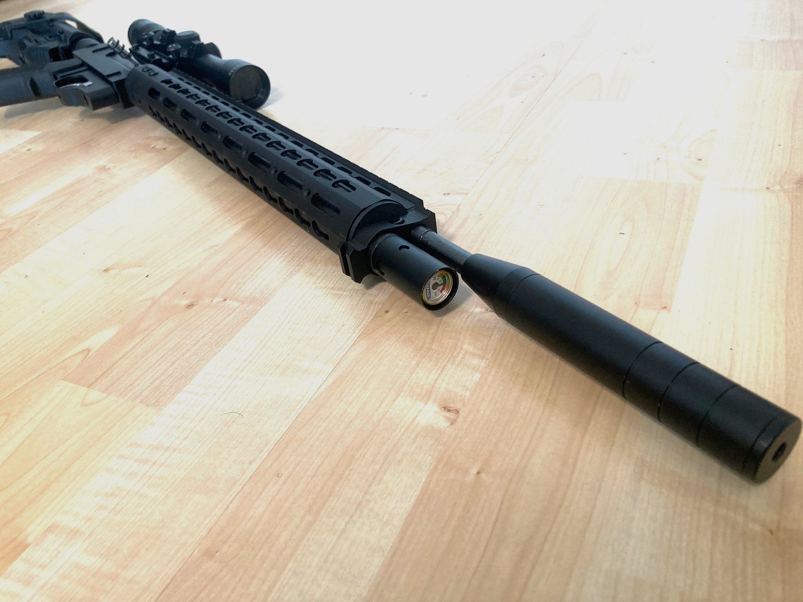 Carabine à air Diana Stormrider avec système de crosse aluminium AR15-Tactical et lunette 3-9x32, F libre dès 18 ans avec kit export 35J