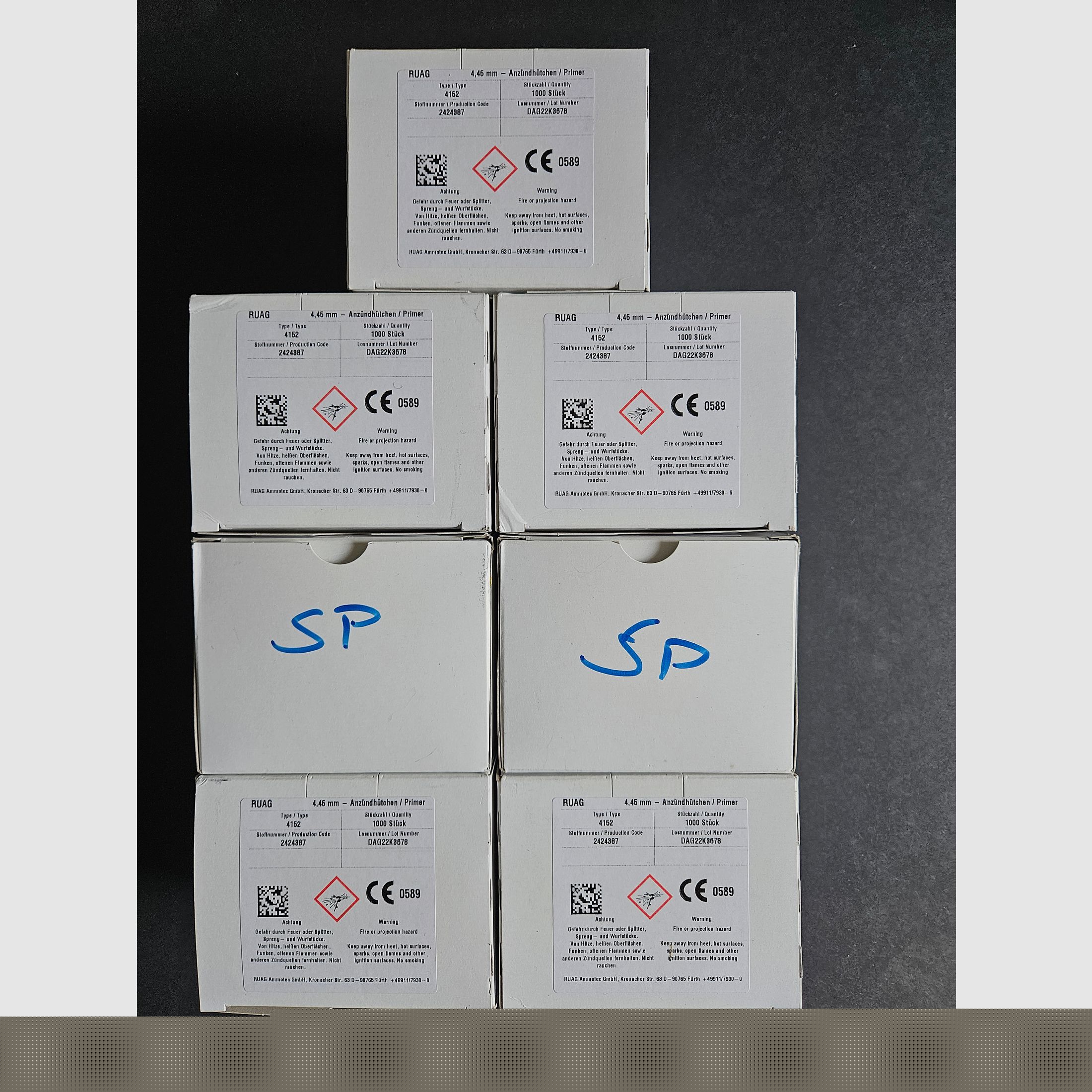 RUAG SP Zünder / Primer 7.000St 4,45mm Type 4152
