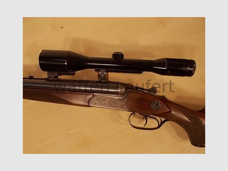 Fortuna Suhl Drilling Zeiss 6x42 SEM canna estraibile Krieghoff 22WM