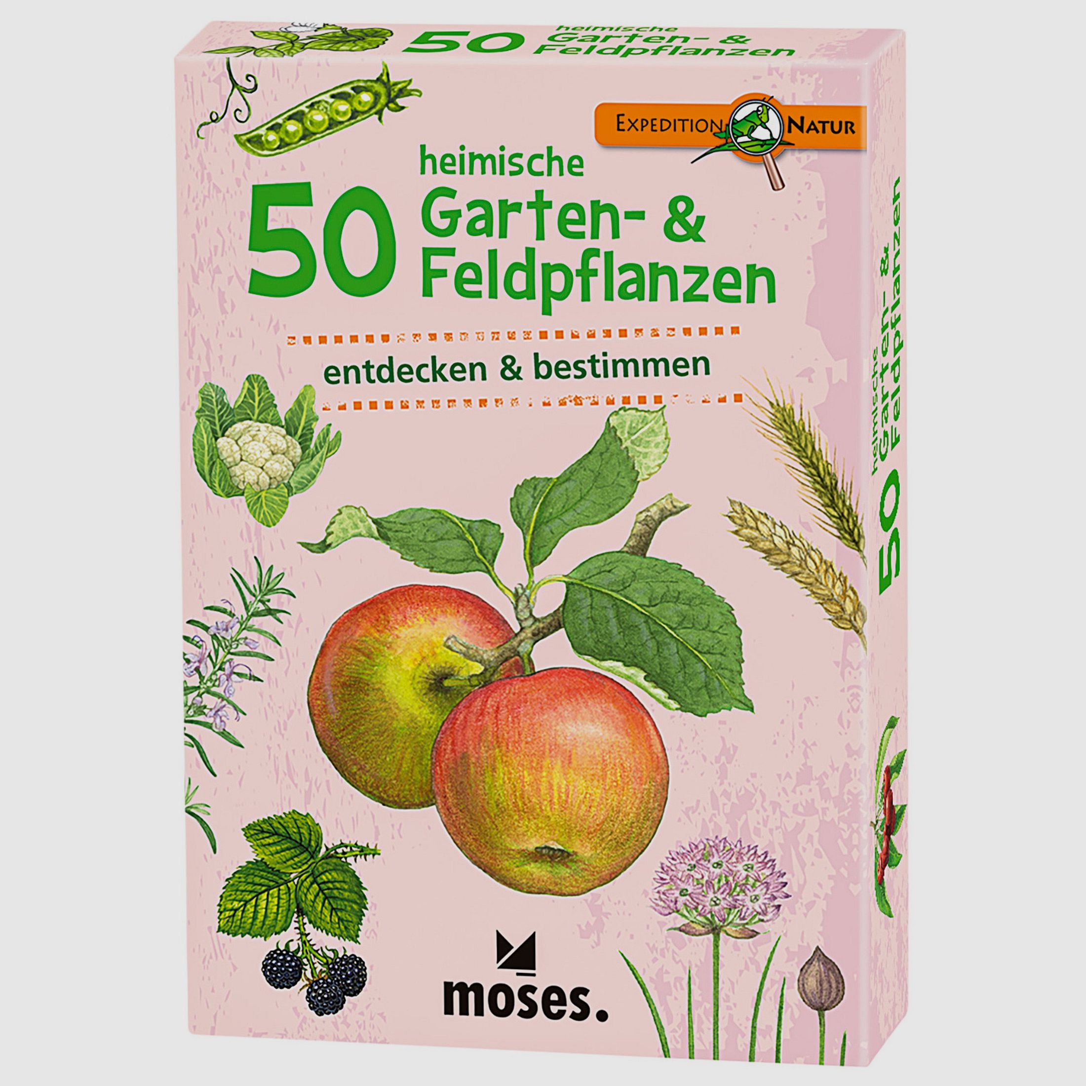 Moses Kartenspiel 50 heimische Garten- & Feldpflanzen