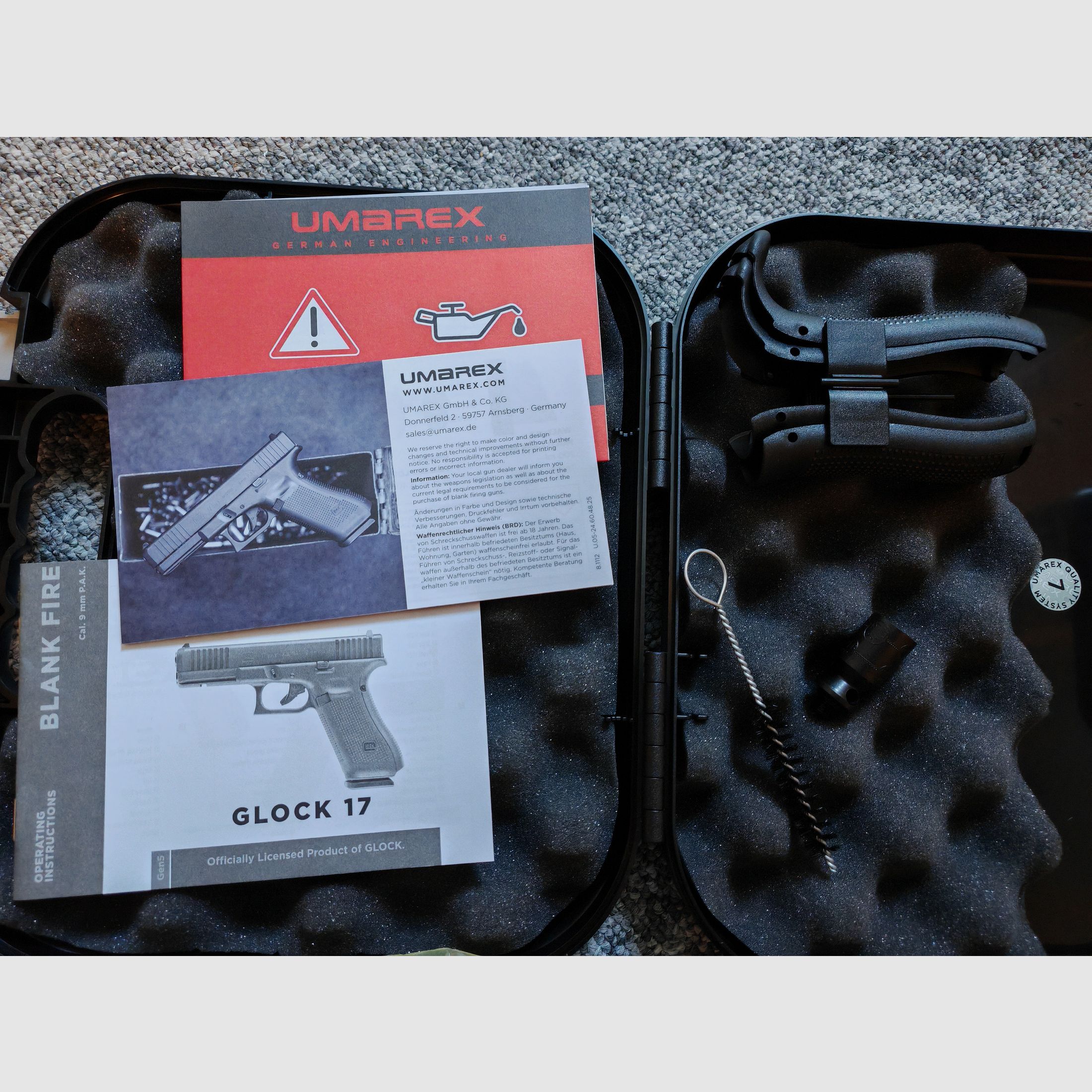 GLOCK 17 Gen 5 SV | 9mm P.A.K. Schreckschuss | PtB: 1068 | NEU & OVP