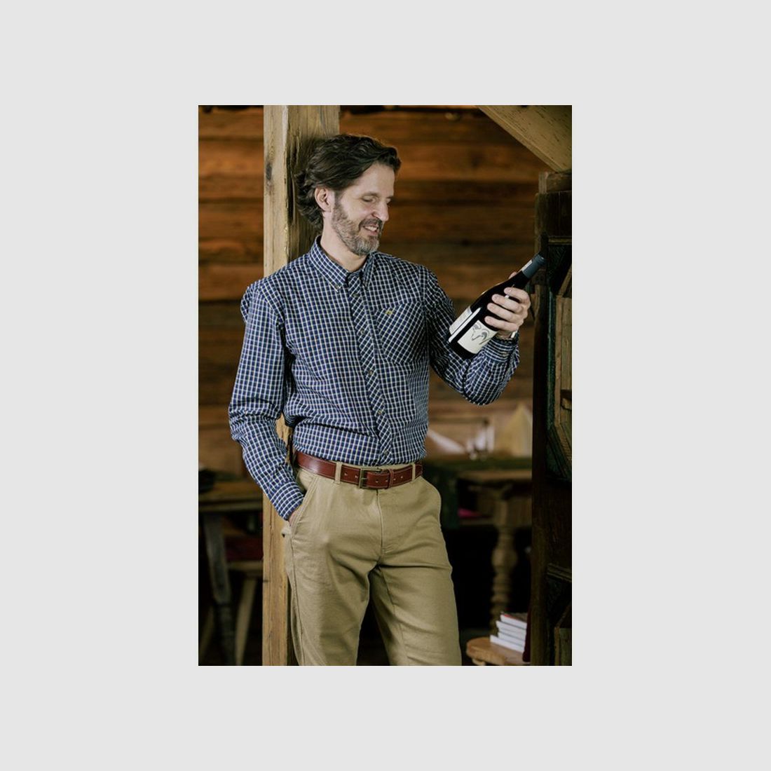 Blaser Herren Chino Denim Stretch Tom