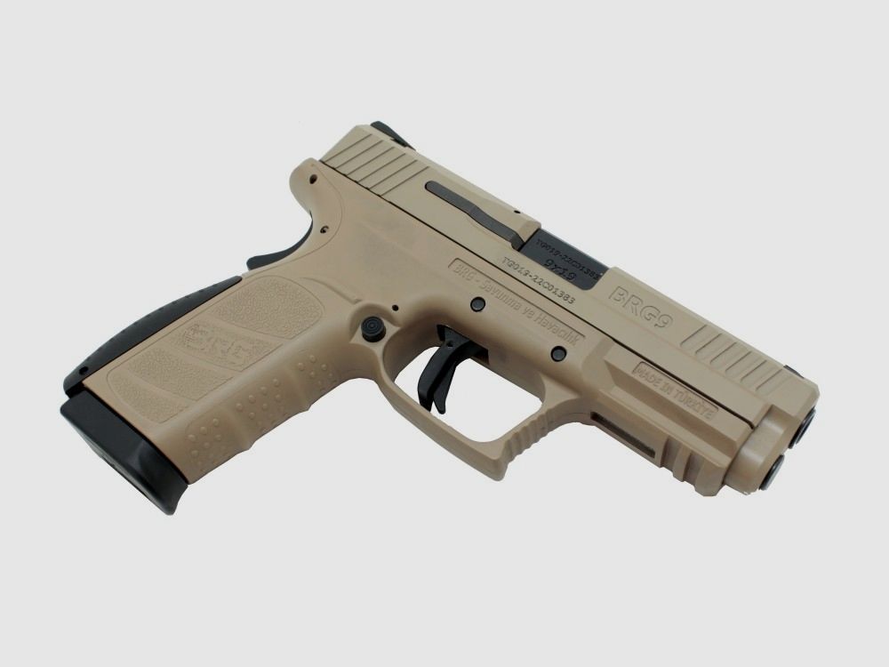 Selbstladepistole BURGU BRG9 Elite Tan Kal. 9×19 mit 16-Schuss-Magazin, Bild 3 von 6