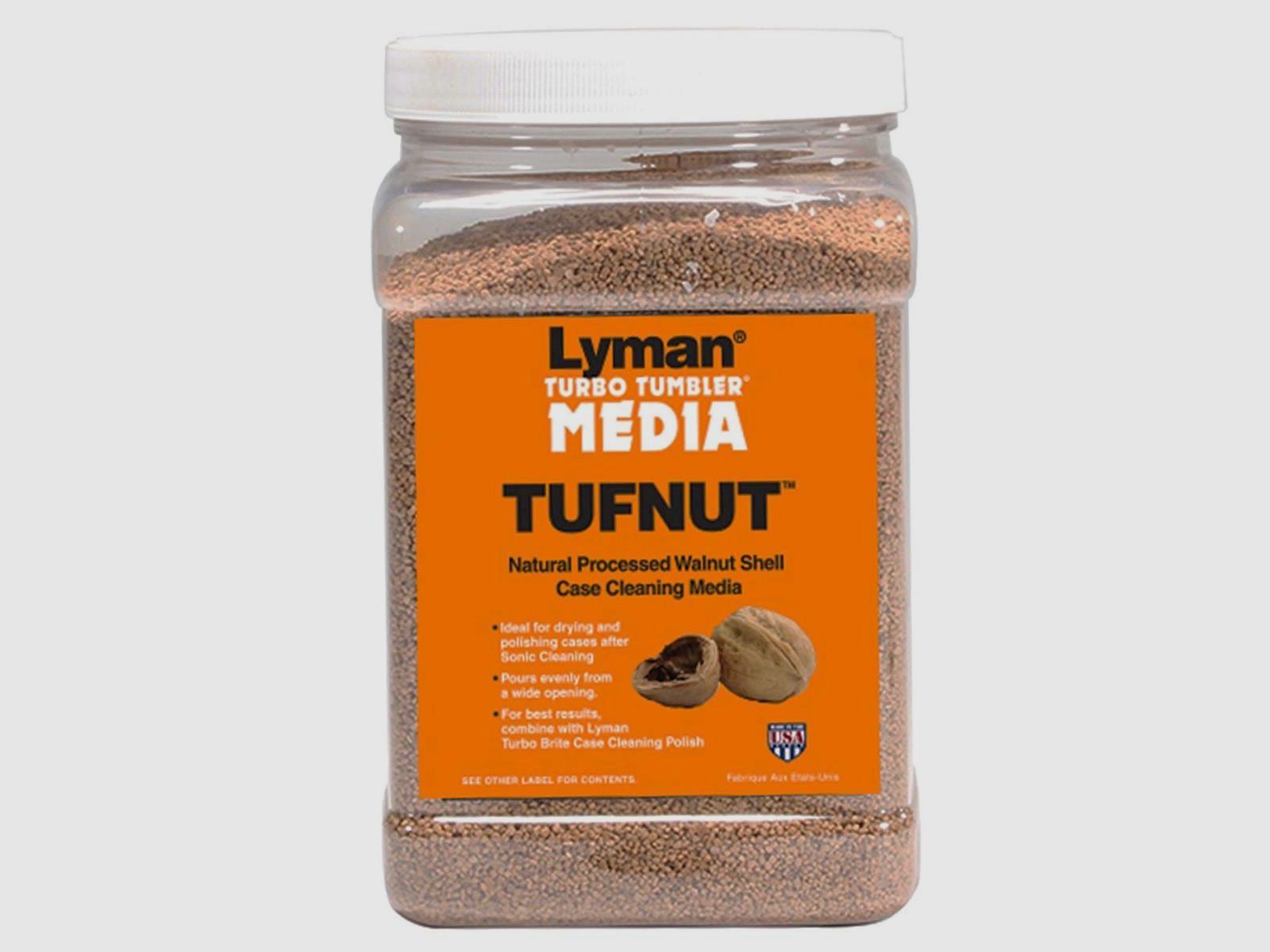 Lyman Turbo Media Nussgranulat, unbehandelt 3 lbs / 1360g
