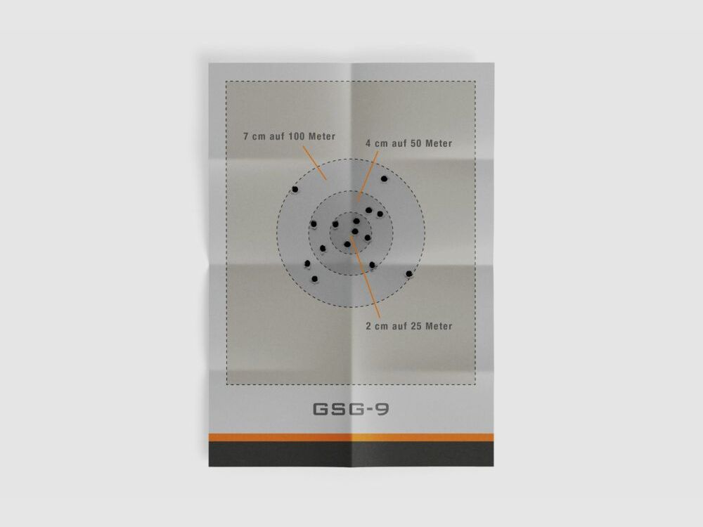 GSG -9 Pistole Schwarz 9 mm Luger