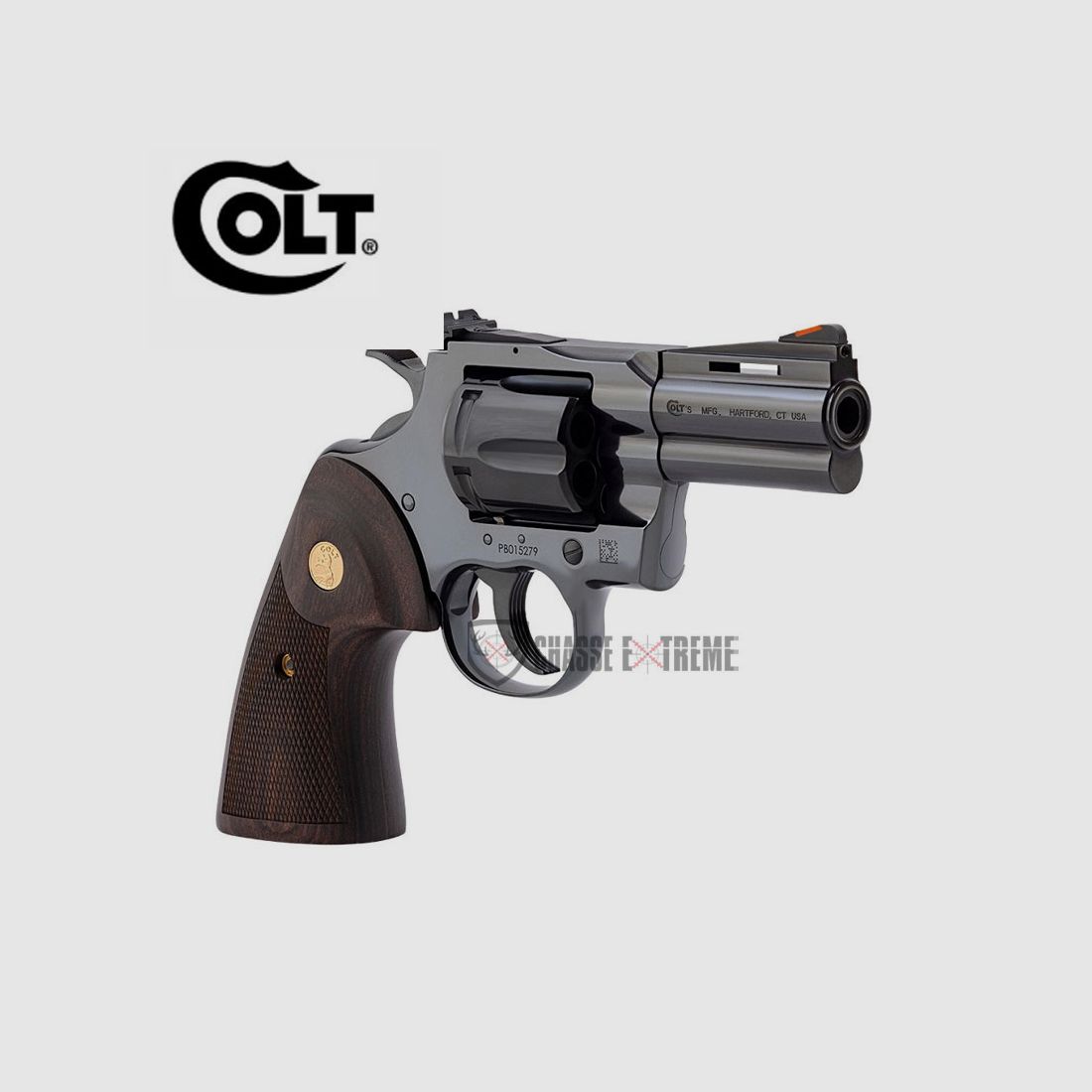 Rewolwer COLT Python 3" Kal. 357 Mag Blued Python, zdjęcie 4 z 4