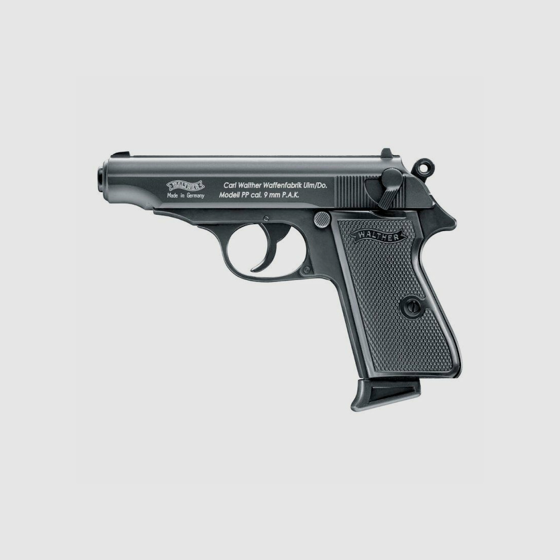 Walther Schreckschuss Pistool PP zwart