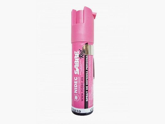 SPRAY DE DEFENSA SABRE RED (GEL). Color rosa