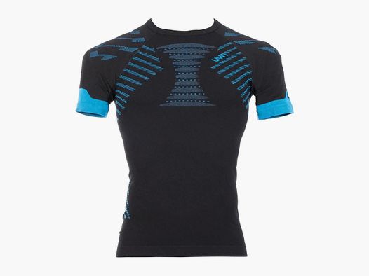Uyn Shortsleeve Running Ultra1 Mannen zwart blauw