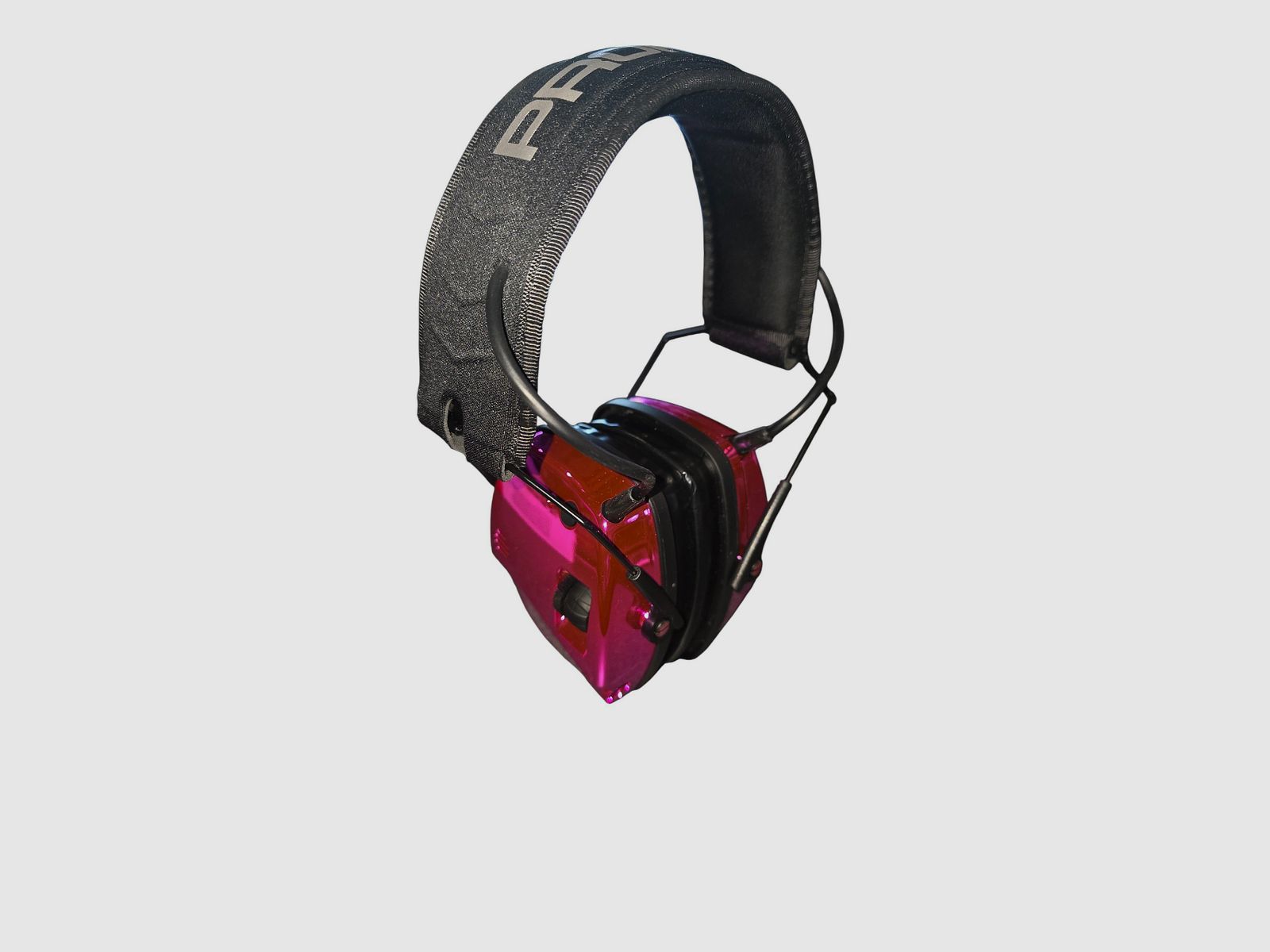 ProHear gehoorbeschermende oorkappen 27 dB, hoge kwaliteit, gelkussens, glanzend roze, Bluetooth, afbeelding 1 van 2