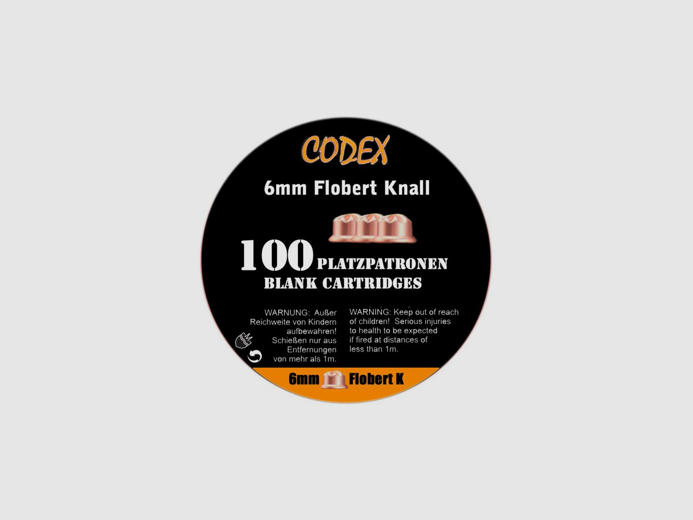 CODEX Platzpatronen 6mm Flobert Knall