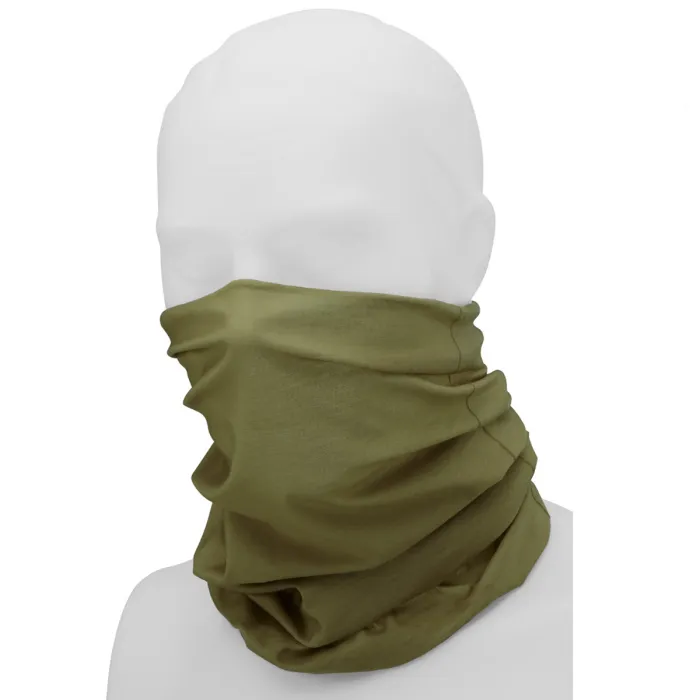 Foulard multifunzionale (scaldacollo) per testa, viso, collo - Taglia unica - Oliva, immagine 1 di 4