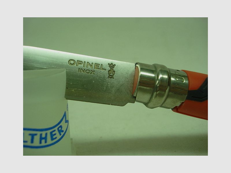 Kindermesser Nr. 7 - 7,5 cm Klinge, rostfrei,rot