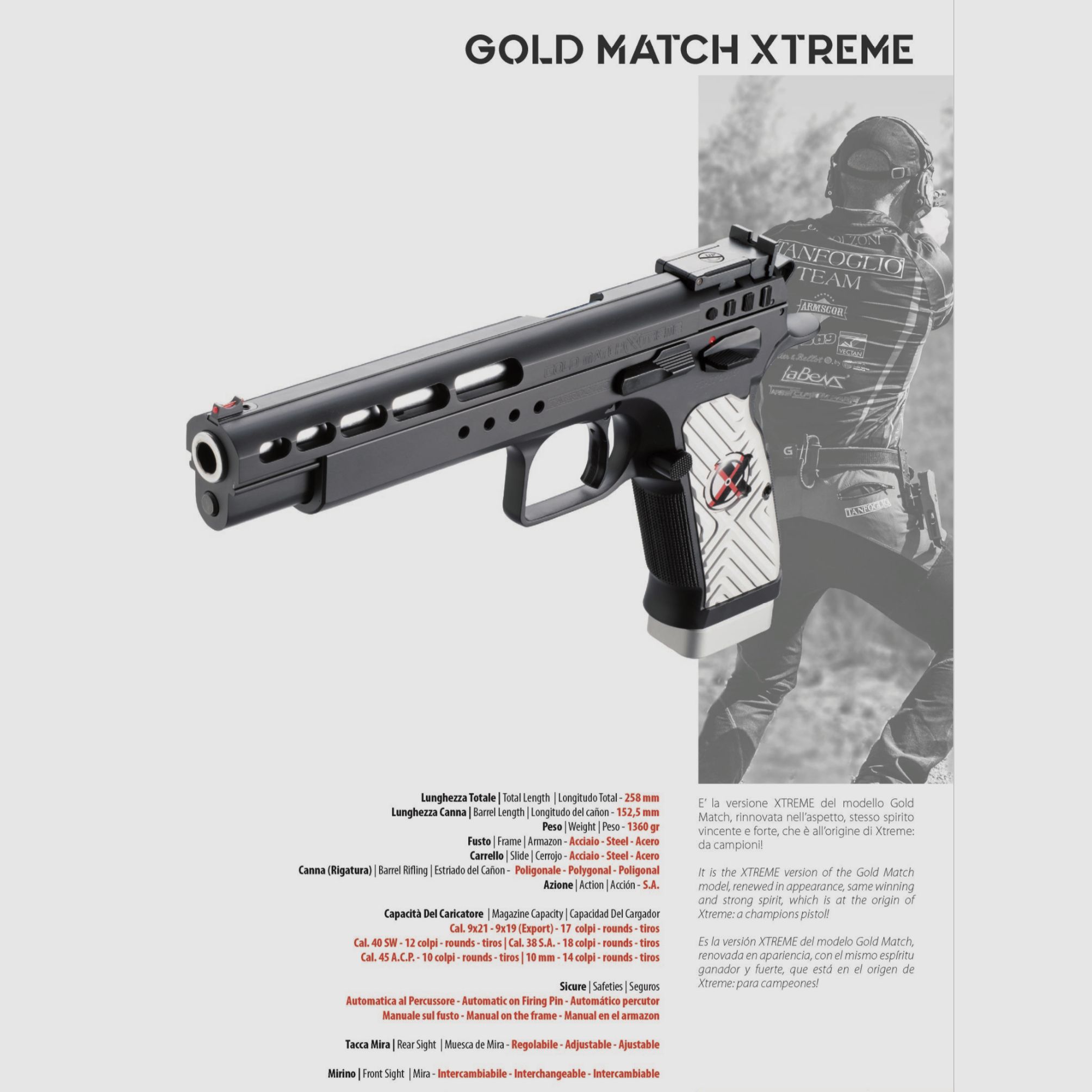 TANFOGLIO / PISTOOL / ALLE MODELLEN, afbeelding 12 van 29