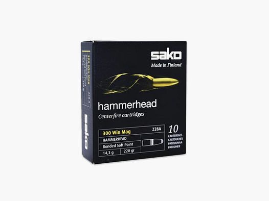 .300 Win Mag SAKO HAMMERHEAD 220 gr x10