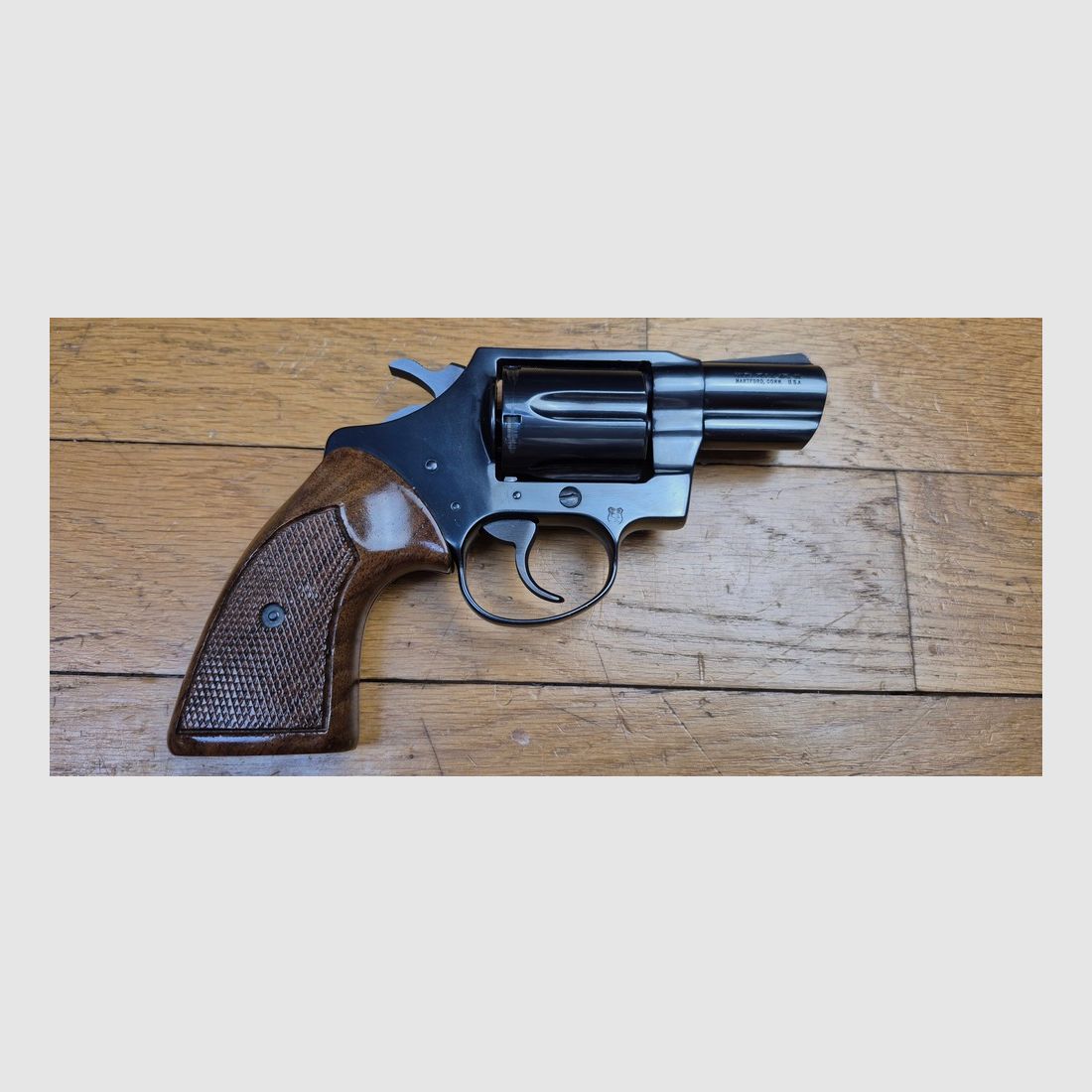Sehr schöner Colt Detective Special Revolver – Kal. .38SP – Waffe von 1975 – Top Verarbeitung – Der erste der „Subnose“ – Lauf 2 Zoll – Neu – TBE+++, Bild 15 von 22