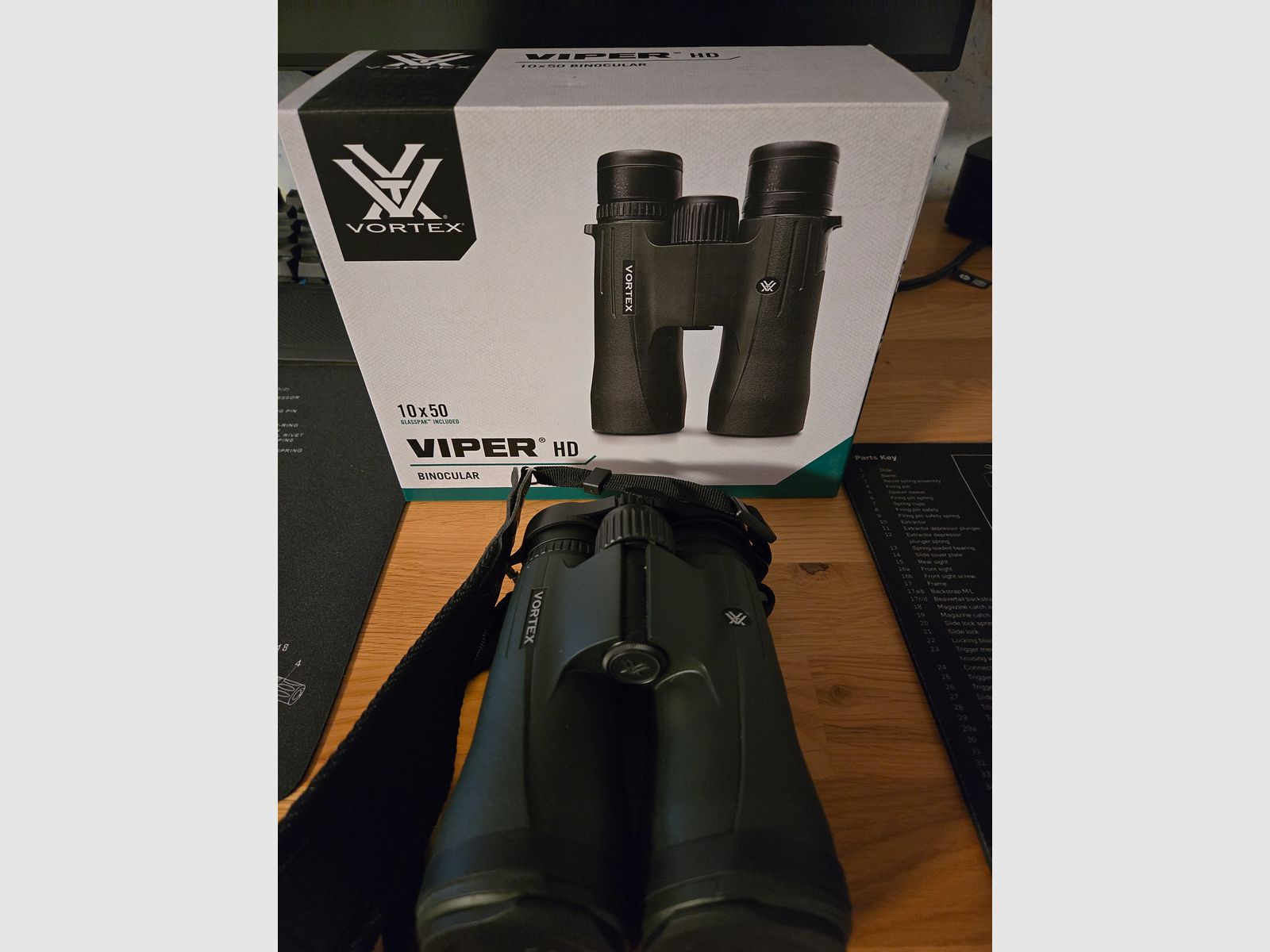 Fernglas Vortex Viper HD 10x50 neuwertig ovp alles Zubehör lebenslange Garantie