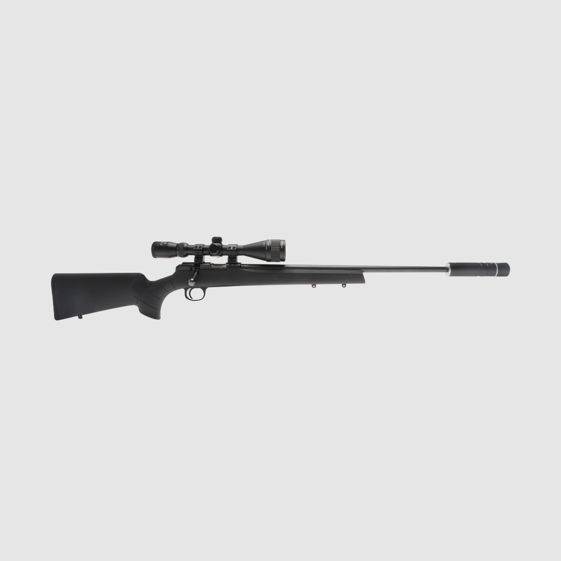 CZ 457 Salonriffel med 3-9x40 & dæmper | 17HMR | 51cm, billede 4 af 5