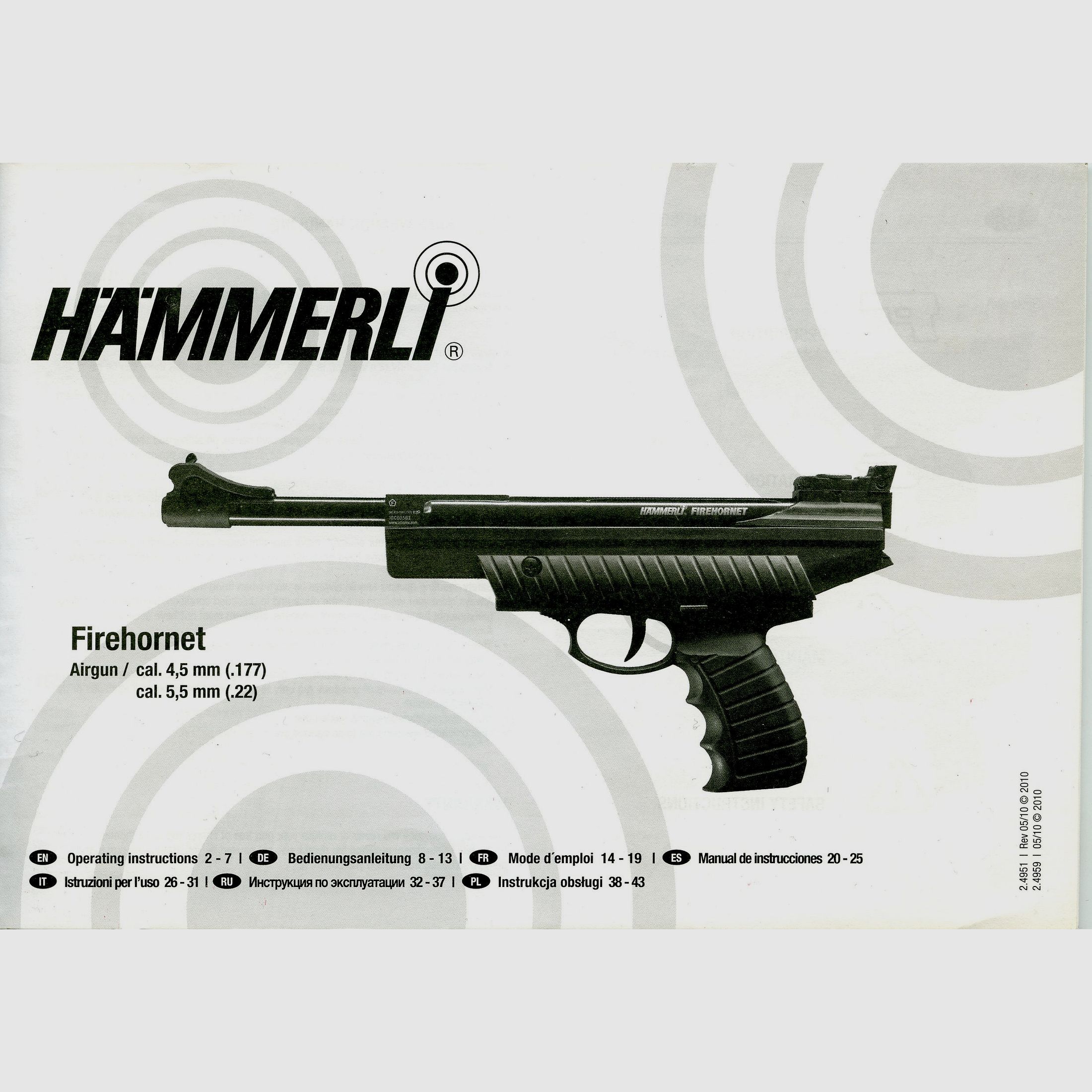 Hämmerli Firehornet pistola ad aria compressa