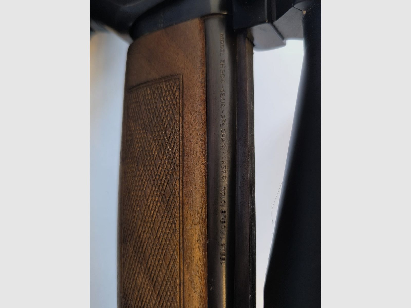 Brünner double-barreled shotgun