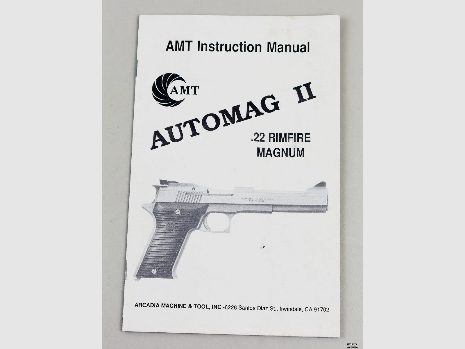Pistool AMT mod. Automag II kal. 22 Magnum serienr. H50873, afbeelding 12 van 12