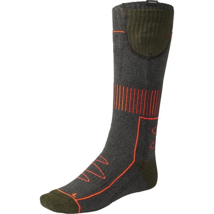 SEELAND Celsius Heat Socken – Pine green melange (406490015), Bild 1 von 6