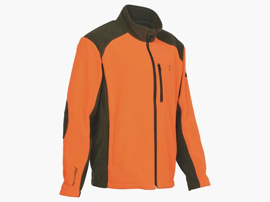 Percussion Kinder-Fleeceblouson (Blaze Orange/Grün)
